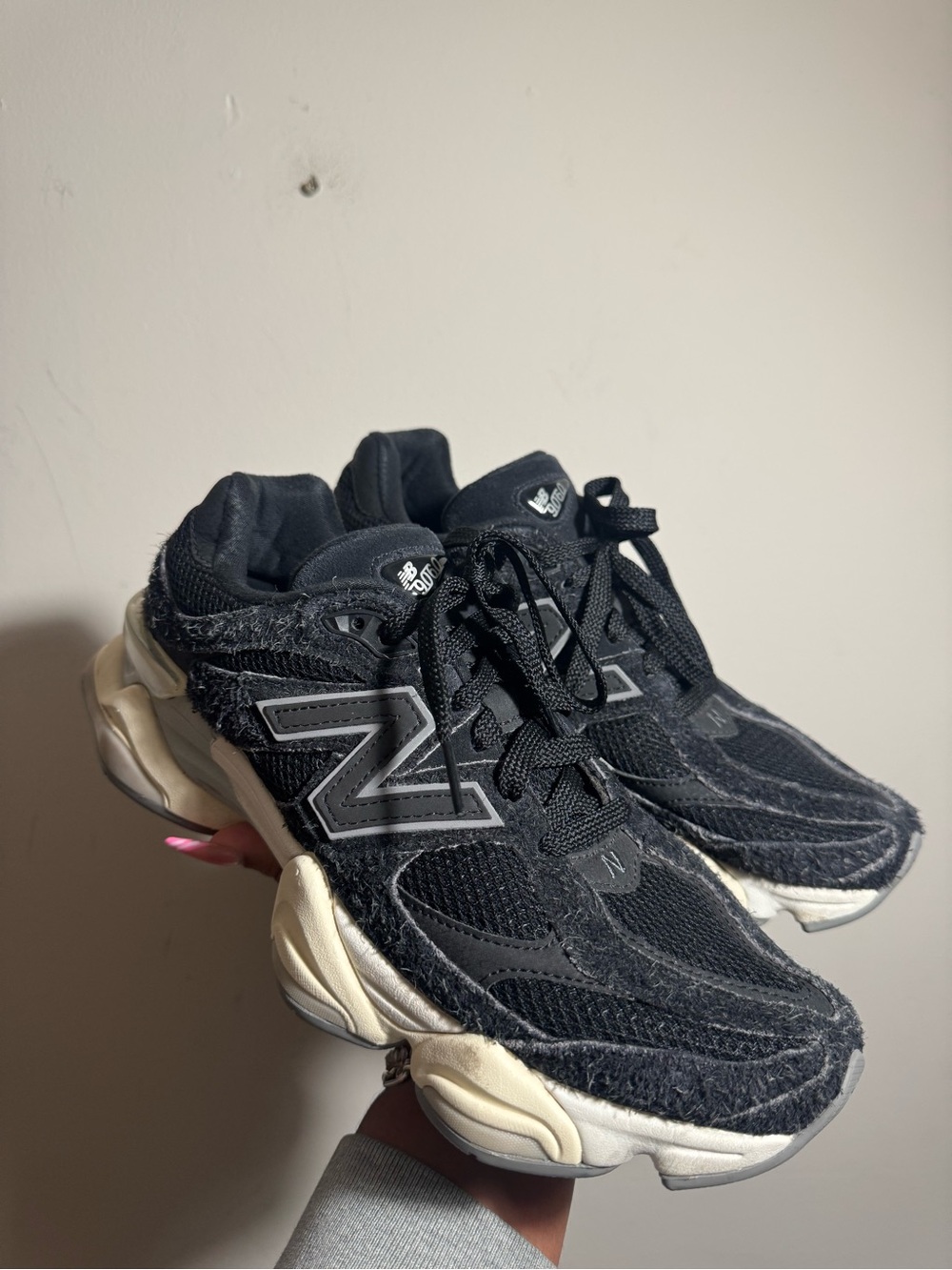 New Balance 9060 Black Sea Salt Suede Pack U9060HSD Size 9.5M